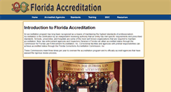 Desktop Screenshot of flaccreditation.org